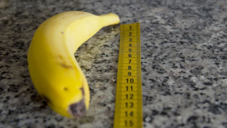 zakila neurtzea glandea handitu ondoren banana baten adibidea erabiliz